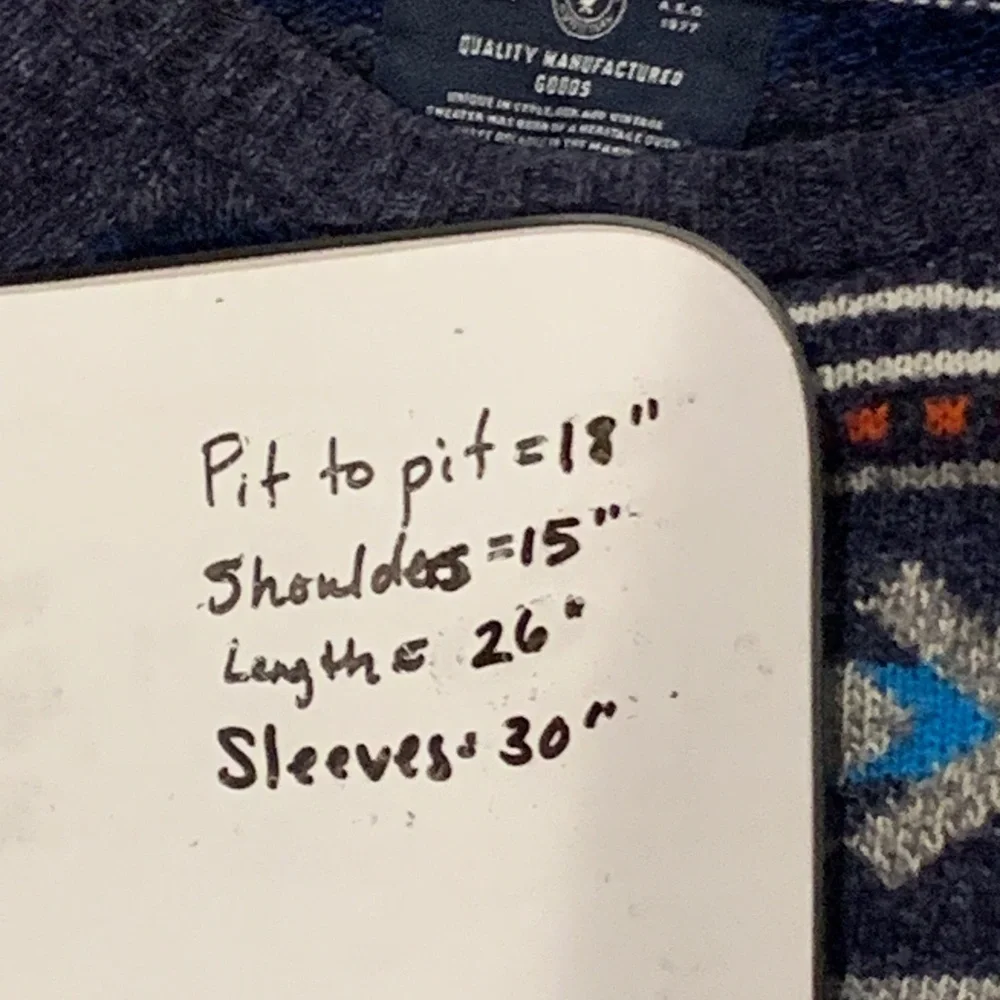 Men's American Eagle Nordic Sweater - Size XS but very oversized